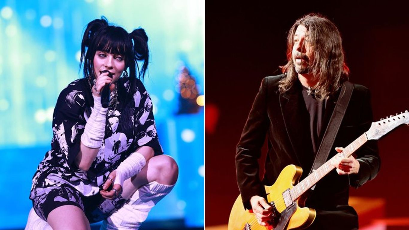 Dave Grohl y Billie Eilish interpretaron una emocionante versión de “My Hero”