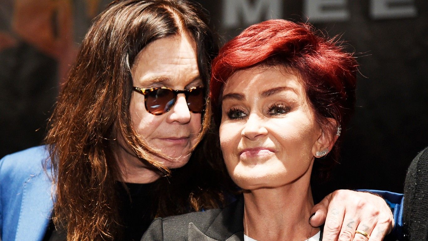 Ozzy y Sharon Osbourne celebraron su aniversario