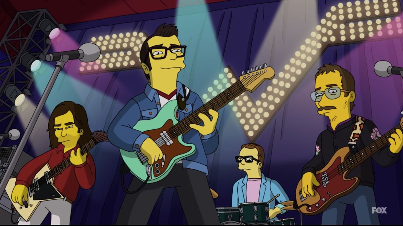 Weezer llegó a Los Simpson