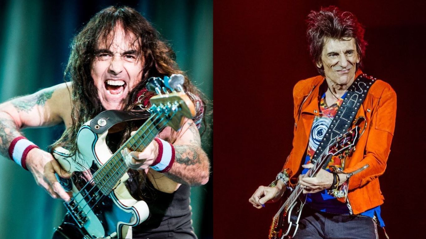 Ronnie Wood y Steve Harris ahora son familia