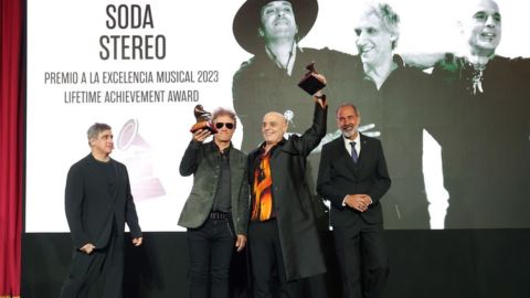 Soda Stereo recibió el Latin Grammy a la Excelencia Musical