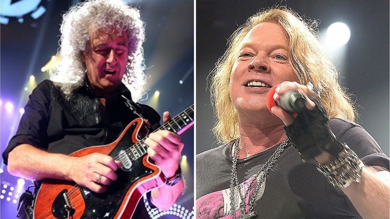 Brian May y la “extraña experiencia” de trabajar con Guns N´ Roses