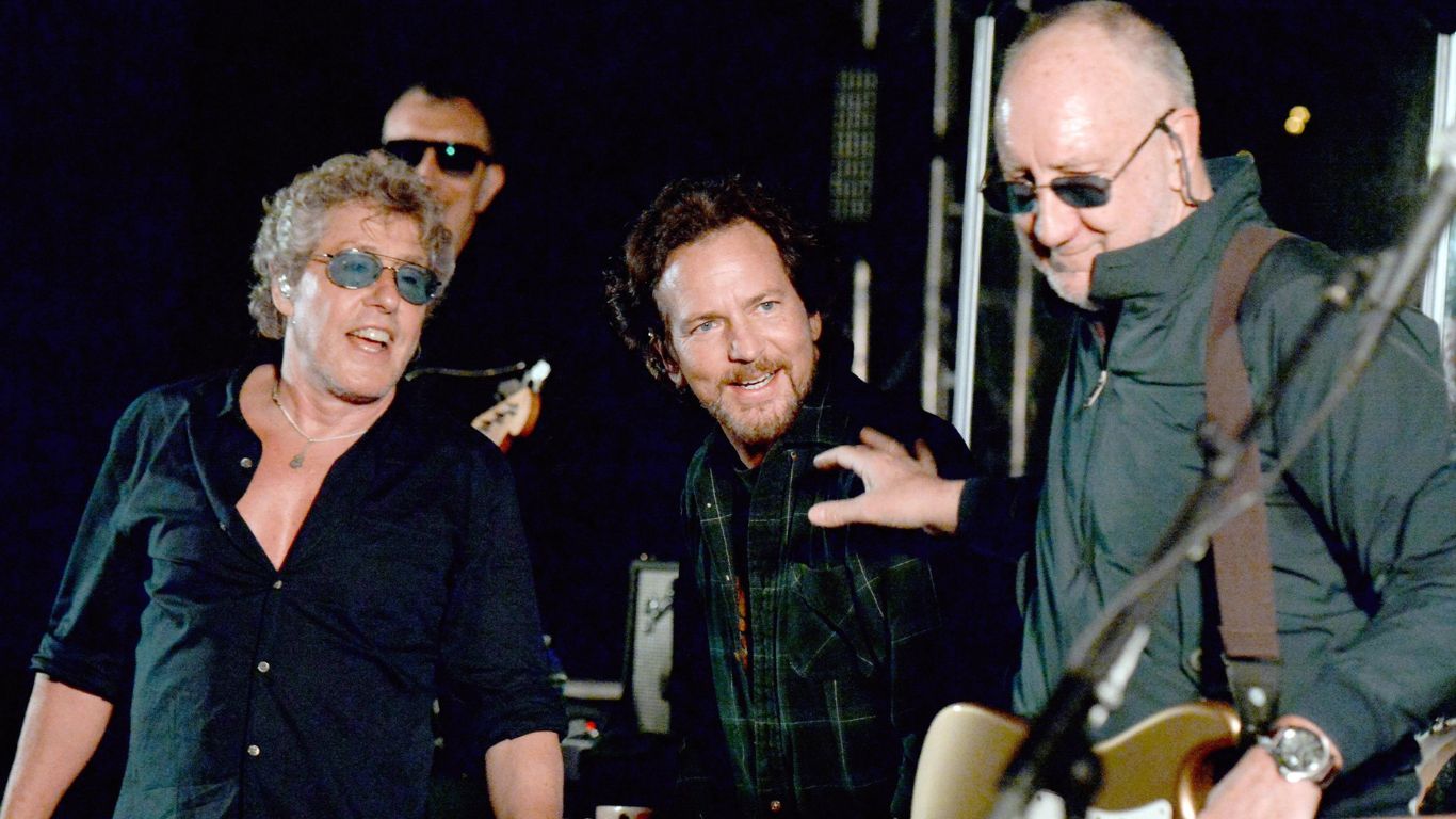 Una que sepamos todos: Eddie Vedder se unió a The Who para cantar “The Seeker”